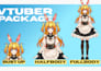 design your vtuber model and rigging live2d in anime style